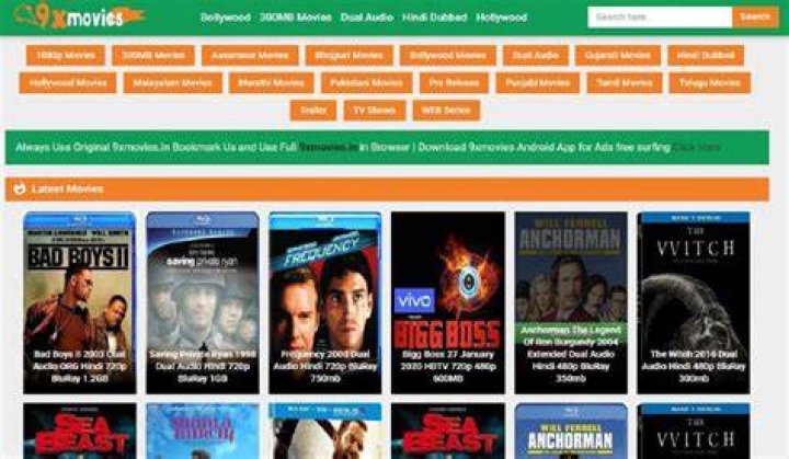 9xmovies website Download all kinds of Hollywood, Bollywood, and