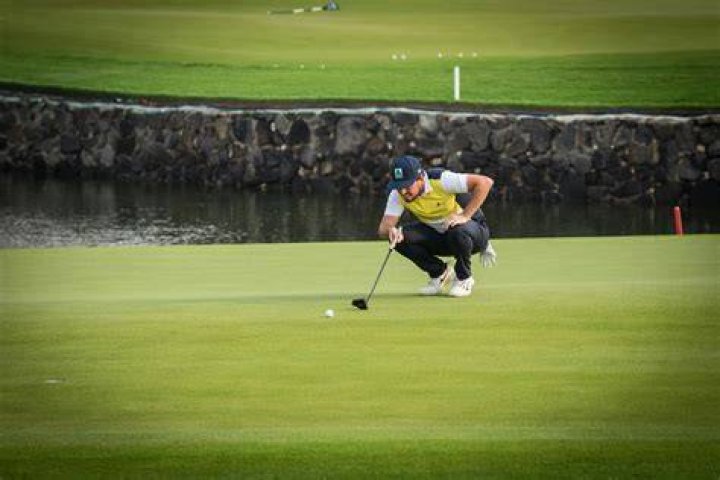 A Man Enjoying Playing Golf