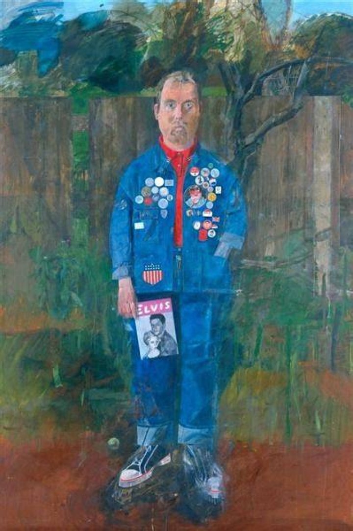  A self-portrait by Peter Sutcliffe in the museum