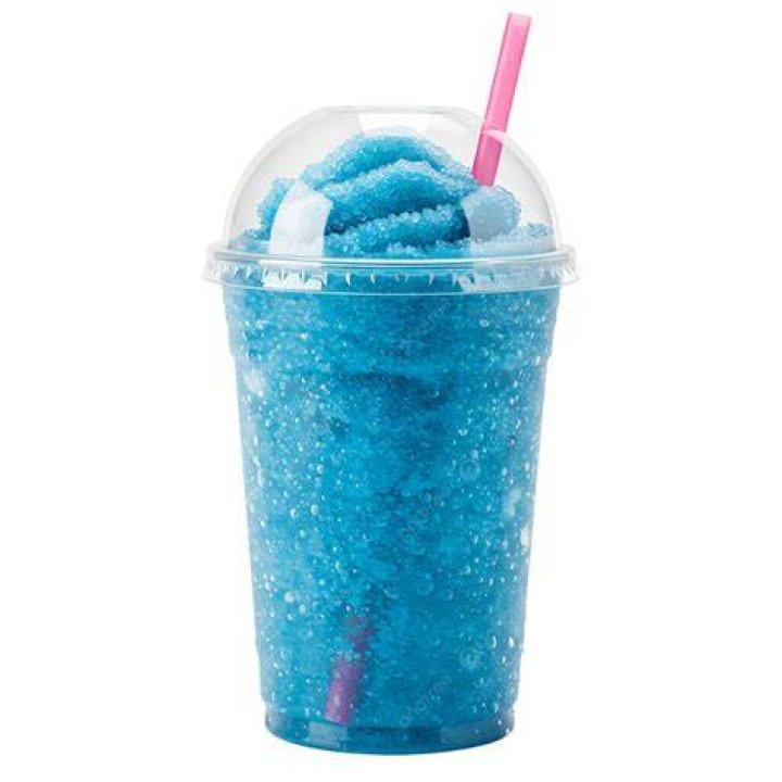  A slushy sitting on the toilet because... Okay we don't know why
