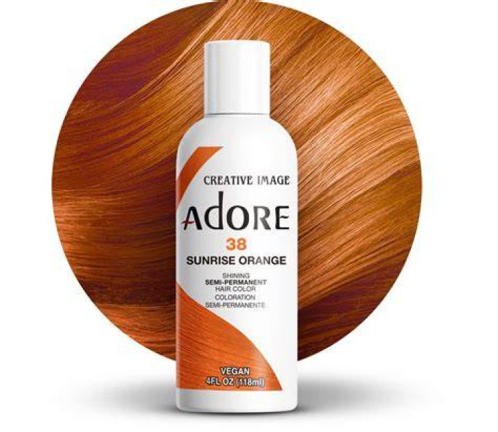 Adore Sunrise Orange Semi Permanent Hair Color