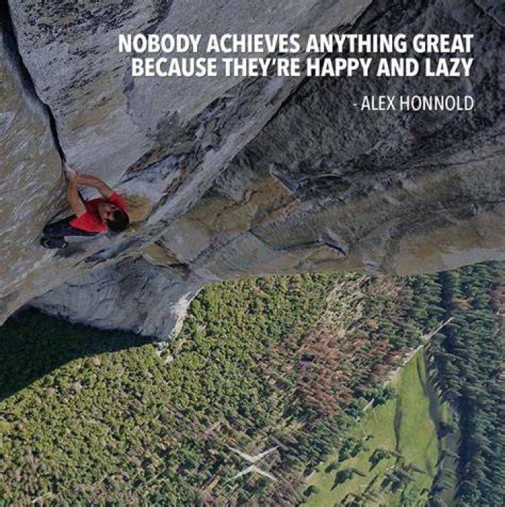 Alex Honnold quote on achievement