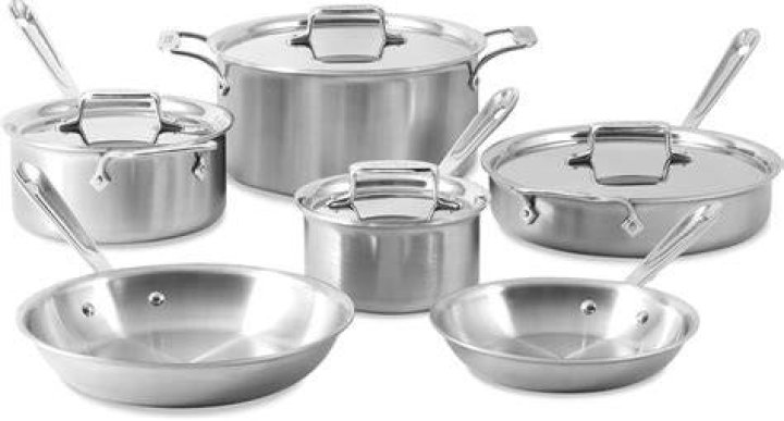 All-Clad D5 5-Ply Brushed Stainless Steel Cookware