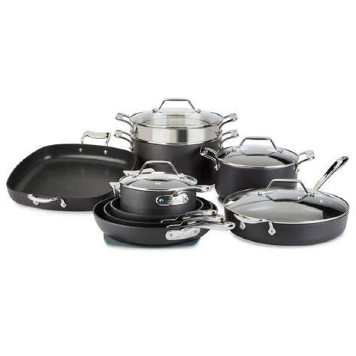 All-Clad Essentials Hard Anodized Nonstick Cookware pot on stovetop