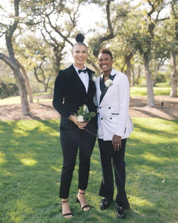 Alysha Clark At Danielle's Wedding