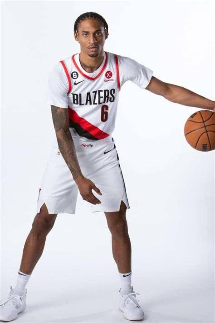 American NBA Player Keon Johnson