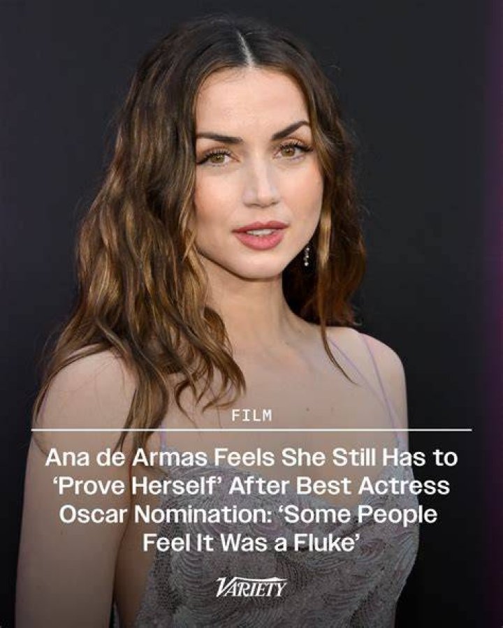  Ana says she is a fan of the 007 franchise