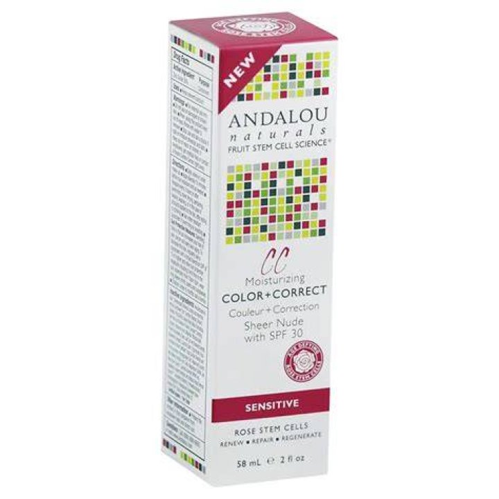 Andalou Naturals 1000 Roses CC Color + Correct Sheer Nude SPF 30