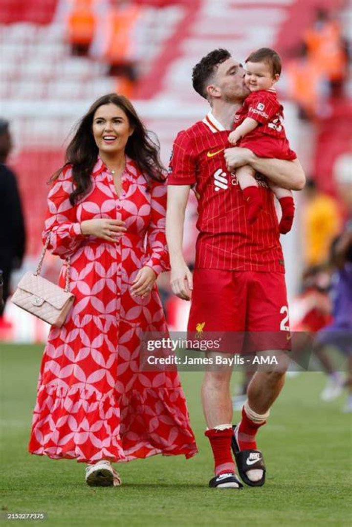 Andrew Robertson And His Wife
