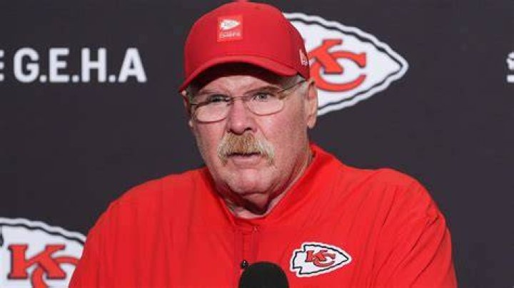 Andy Reid During A Match Day 