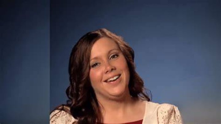 Anna Duggar in a confessional.