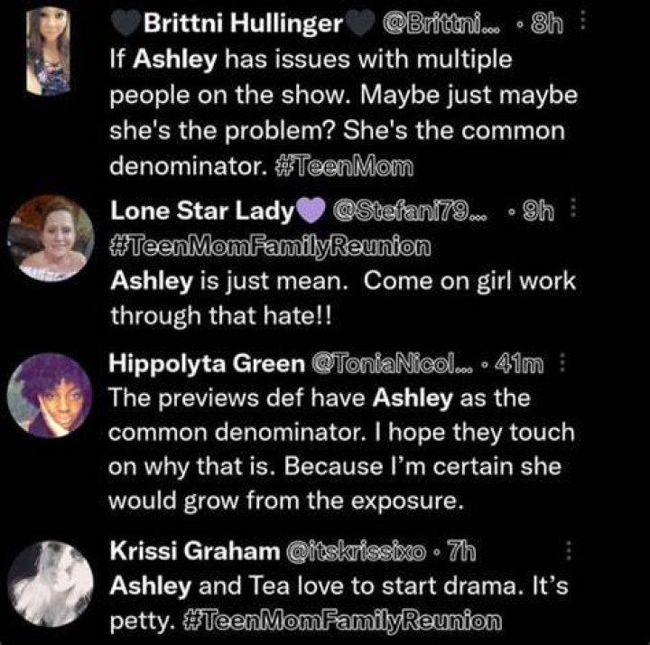 ashley jones tweets that she's never seen the purple house MTV showed as hers on teen mom 2