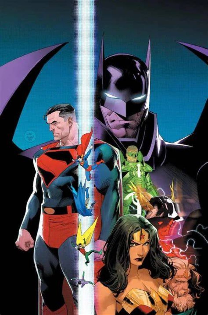 Batman with Kingdom Come superheroes