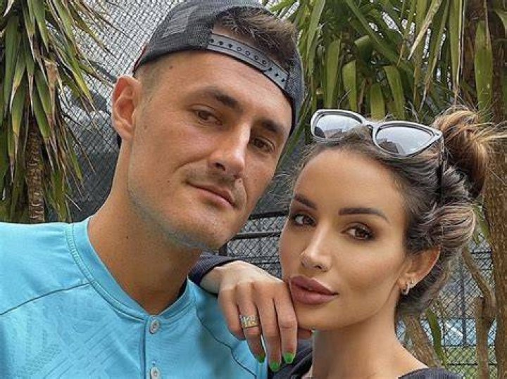 Bernard Tomic with Vanessa Sierra - Tomic failed to qualify for the main Wimbledon draw