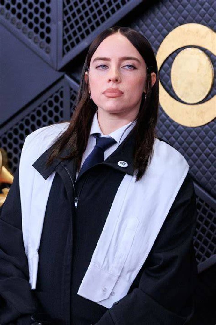 Billie Eilish looked amazing in pink lingerie for British Vogue