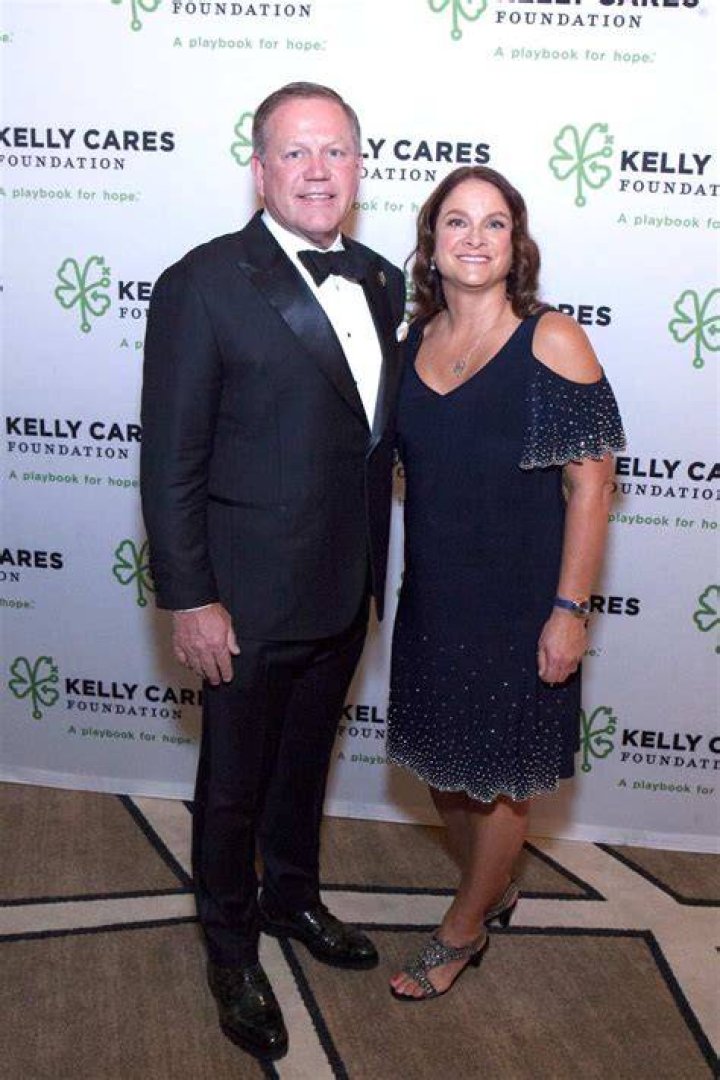Brian Kelly With His Wife Paqui