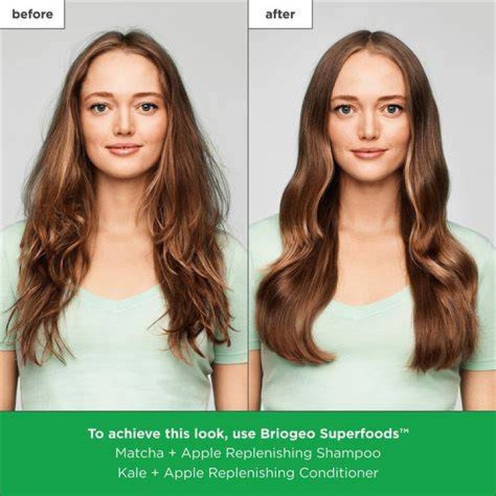 Briogeo Superfoods Kale + Apple Replenishing Shampoo And Conditioner