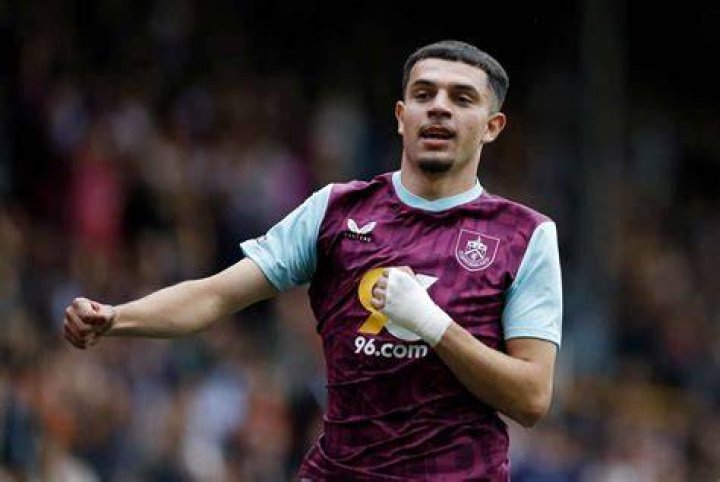 Burnley midfielder Zeki Amdouni hit a calm first-time opener on 41 minutes