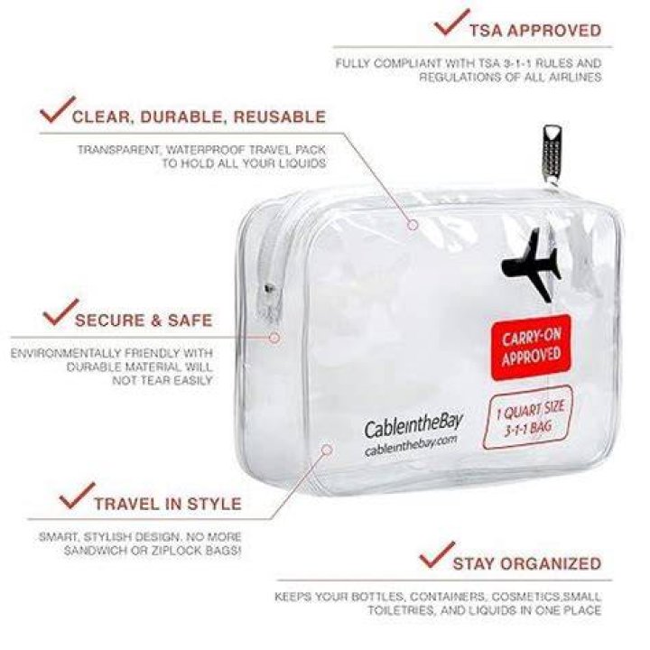 Cableinthebay Travel Toiletry Bag