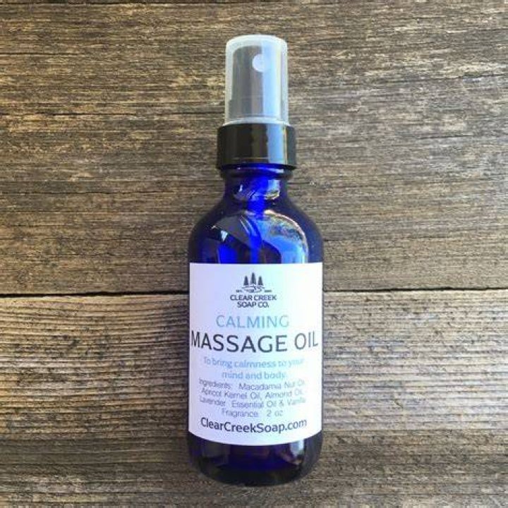 Calming Massage Oil for Massage Therapy