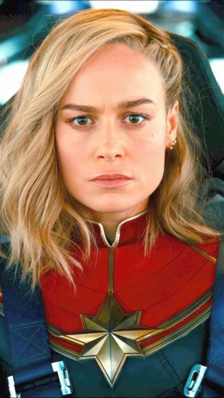 Carol Danvers looking serious
