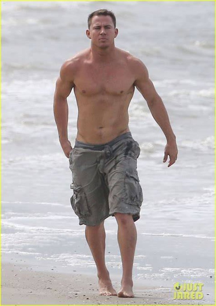 Channing Tatum on the Beach With His Baby POPSUGAR Celebrity