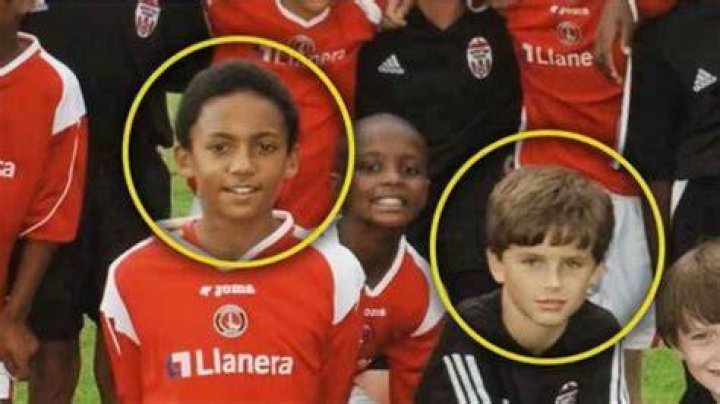 Childhood photo of Joe Gomez