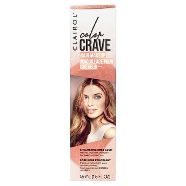 Clairol Color Crave- Shimmering Rose Gold Hair