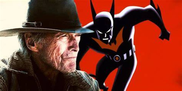 Clint Eastwood Batman beyond collage