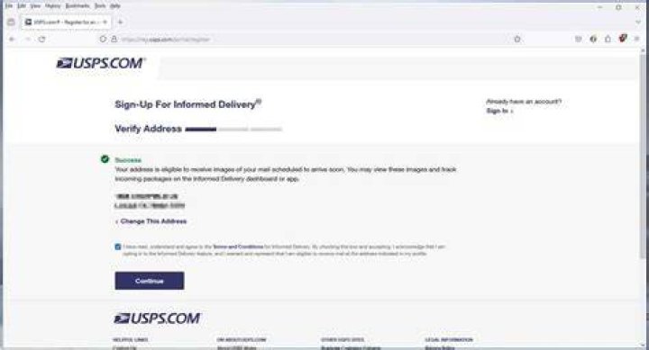 Confirm Delivery Address
