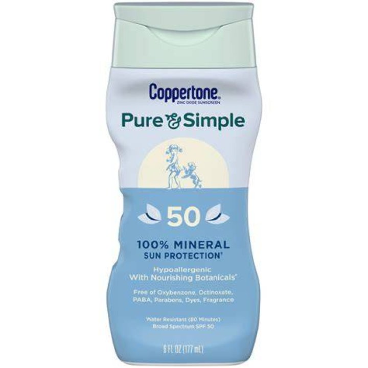 Coppertone Pure and Simple Mineral Sun Protection SPF 50