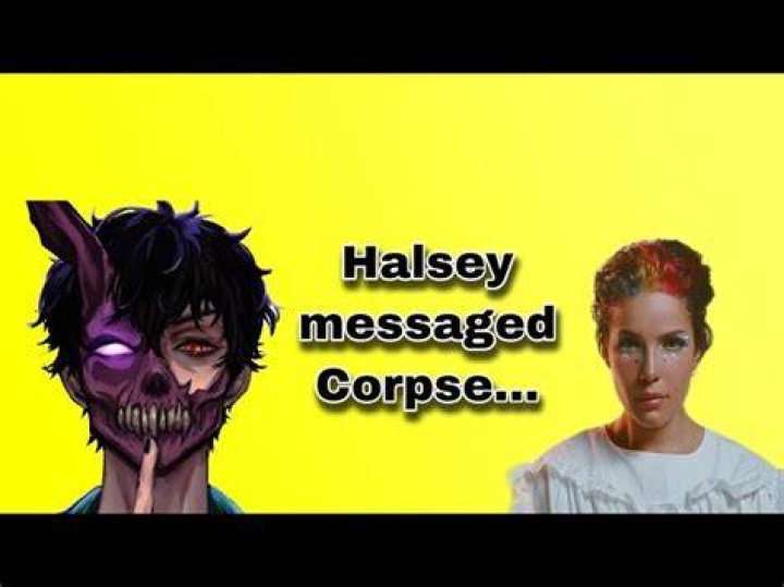Corpse Husband and Halsey on Twitter