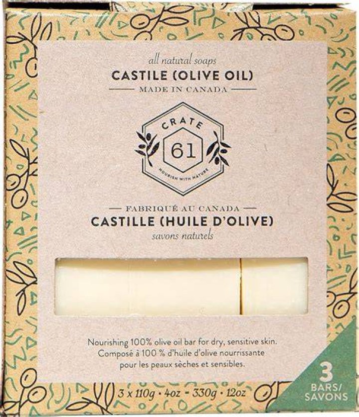  Crate 61 Organics Natural Bar Soap 