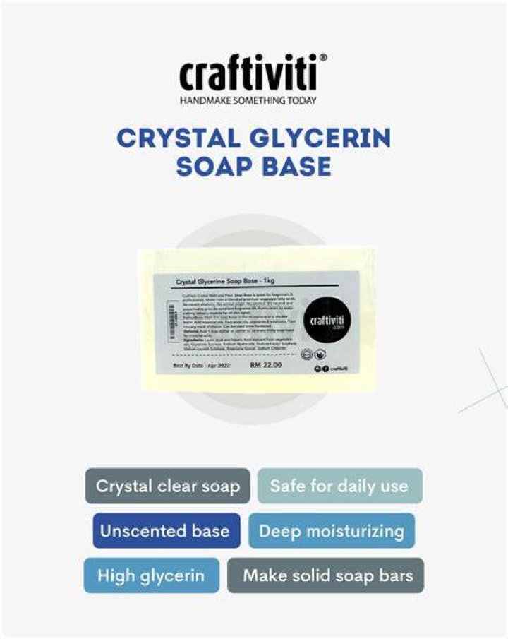 Crystal Glycerin Soap Bar by SFIC Corporation