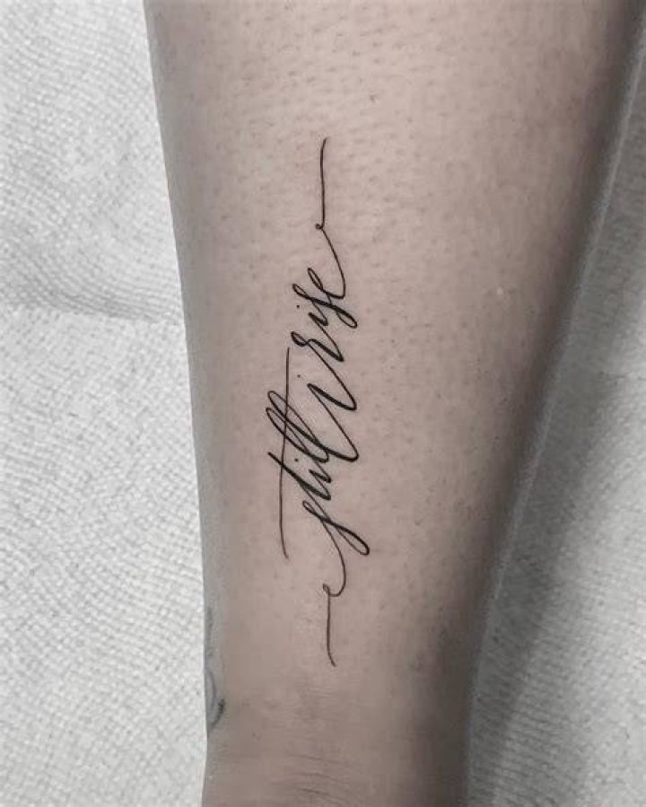 Cursive Still I Rise Tattoo -gracemidwesttattoos