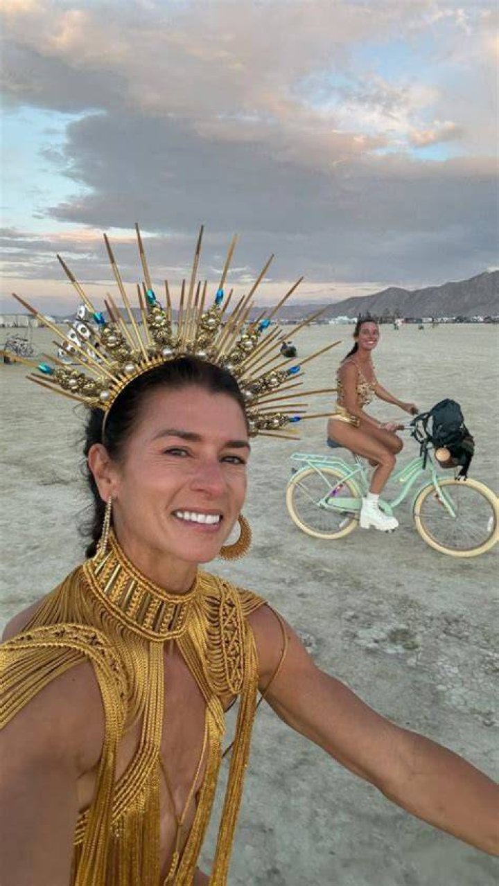 Danica Patrick Posing With Her Car