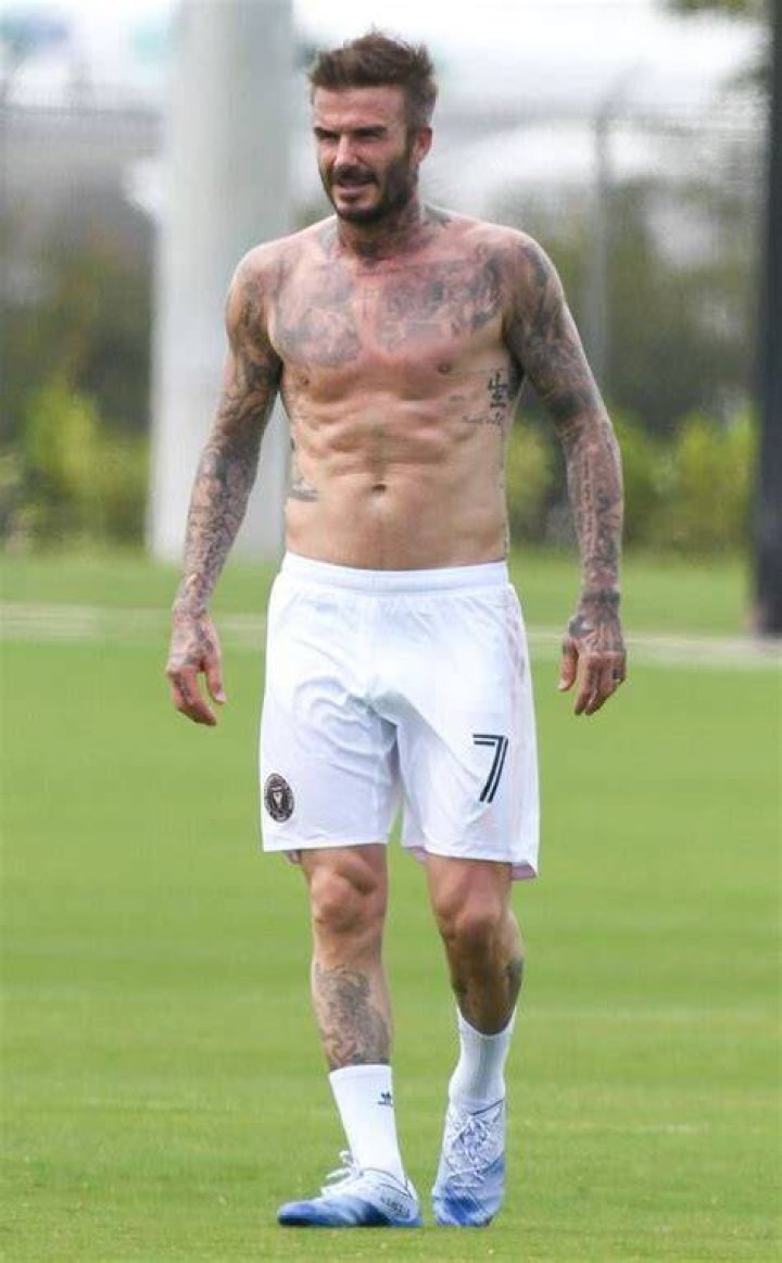 David Beckham is a big lover of body art and sports an impressive collection