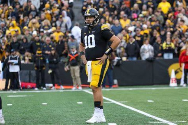 Deacon Hill is a sophomore quarterback for the Iowa Hawkeyes