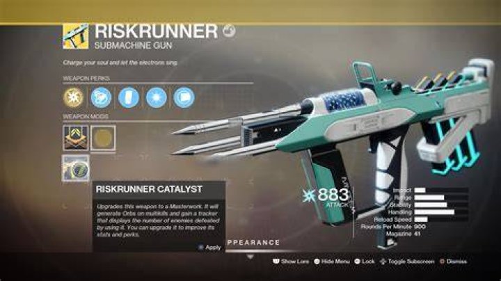  Destiny 2 Arc Exotic SMG