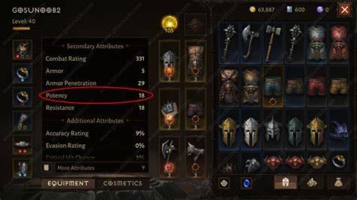 Diablo Immortal How Does Potency Work