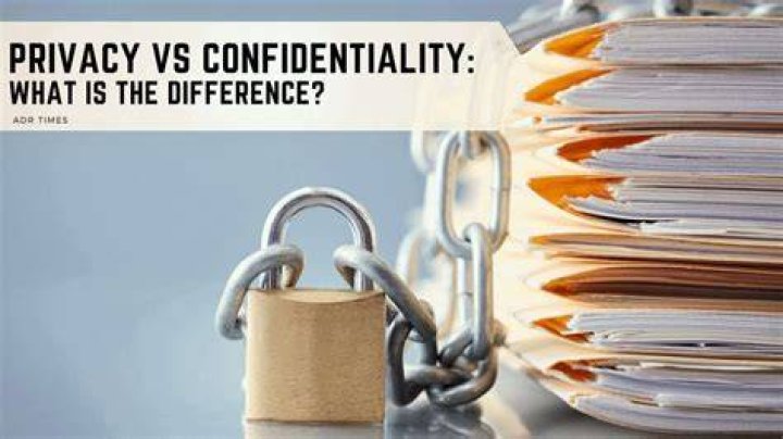 DIFFERENCE AND CONFIDENTIALITY