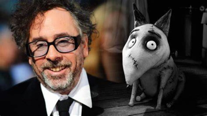 Director Tim Burton and his wife Lisa Marie at the Brit Awards Stock