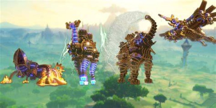 Divine Beasts in Zelda: Breath of the Wild
