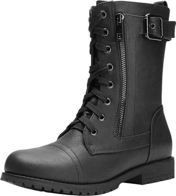 DREAM PAIRS Ankle Combat Boots