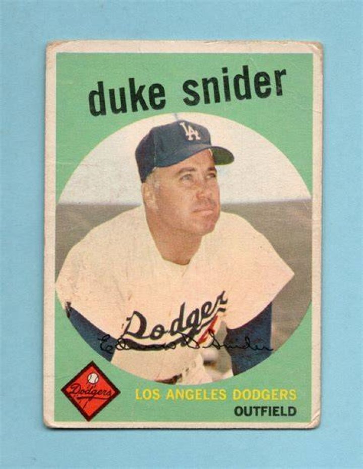 Duke Snider Baseball Card