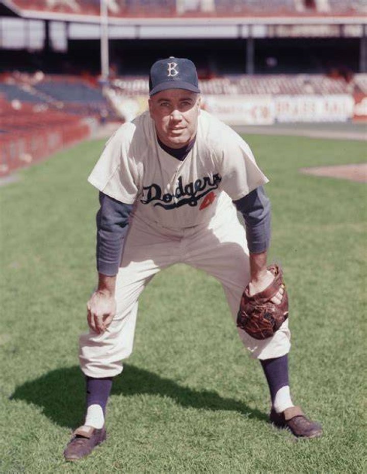 Duke Snider on the field