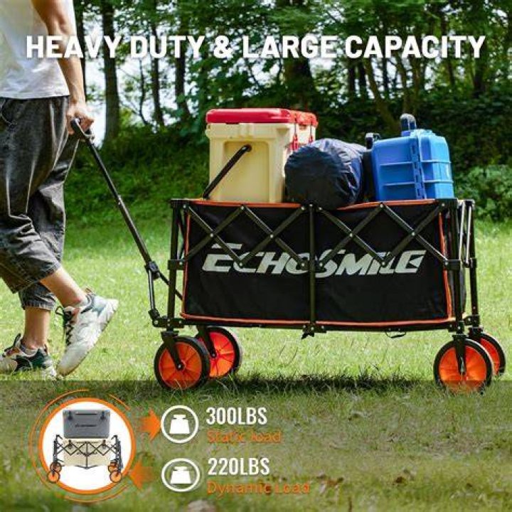 EchoSmile Collapsible Folding Wagon