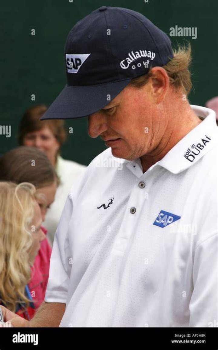 Ernie Els, South African Golfer