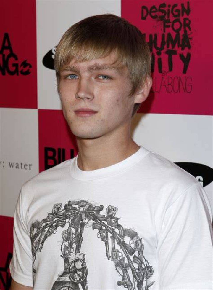 Evan Ellingson at event smiling