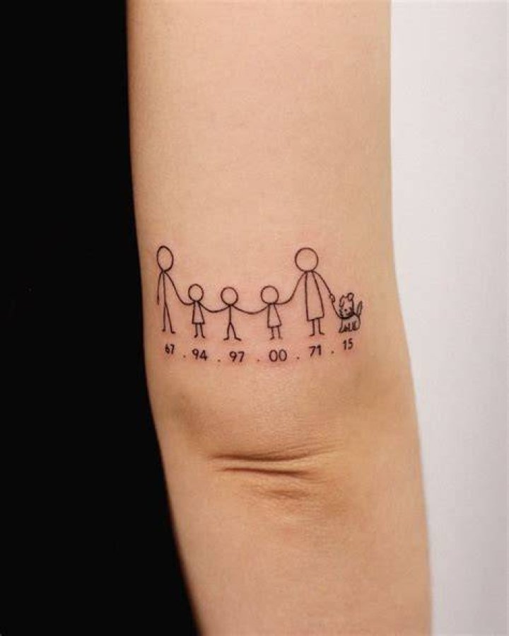 Family Cute Tattoo Hardtimestattoo